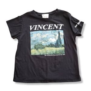 French Pastry Vincent Van Gogh 1889 Museum Of Art NYC Black Short Sleeved Shirt